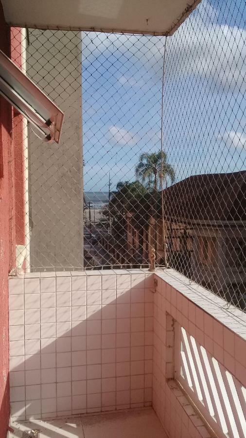 Apartamento Vento E Mar - 2 Quartos Com Sacada Na Quadra Da Praia Do Gonzaga ซันโตส ภายนอก รูปภาพ